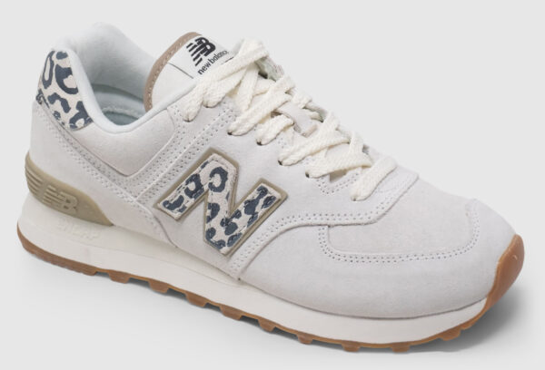 New Balance WL574 Suede - sea salt-leo