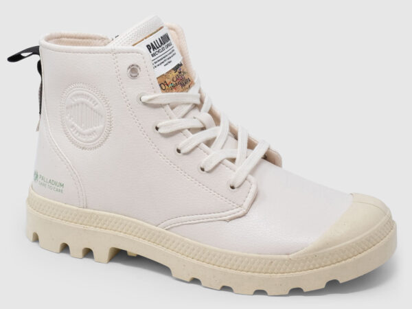 Palladium Pampa Hi Zip Vegan Women - star white