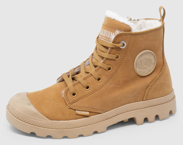 Palladium Pampa Hi Zip gefüttert Women - dear brown