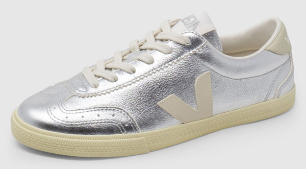 Veja Volley Leather - silver-pierre