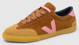 Veja Volley Suede - cognac-mary